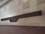 Grote stalen kaarsentafel / kaarsenhouder, Huis en Inrichting, Woonaccessoires | Kandelaars en Kaarsen, Ophalen, Gebruikt, Grijs