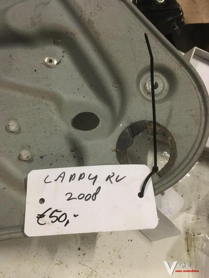 Vw Caddy 2008 Raammechanisme zondermotor Rechtsvoor, Auto-onderdelen, Ruiten en Toebehoren, Gebruikt, Ophalen of Verzenden