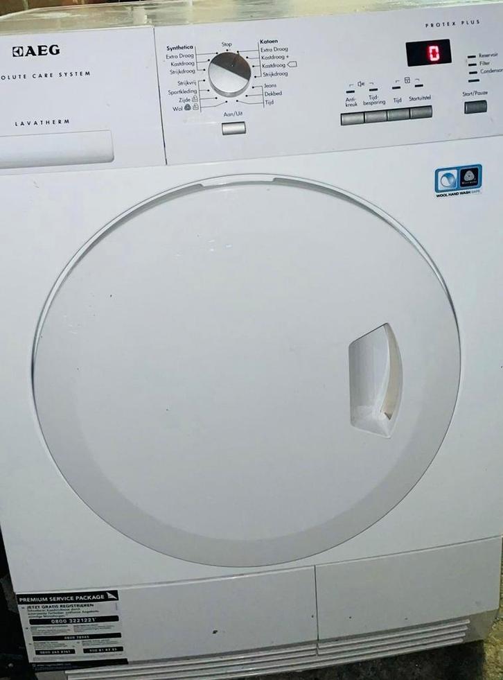 Mooie & Nette AEG Warmtepompdroger 8KG in top staat A+++, Witgoed en Apparatuur, Wasdrogers, Zo goed als nieuw, Condens, Voorlader