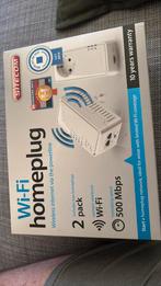 Sitecom LN-555 Wi-Fi Homeplug 500 Mbps 2 Pack, Computers en Software, Netwerk switches, Ophalen, Zo goed als nieuw