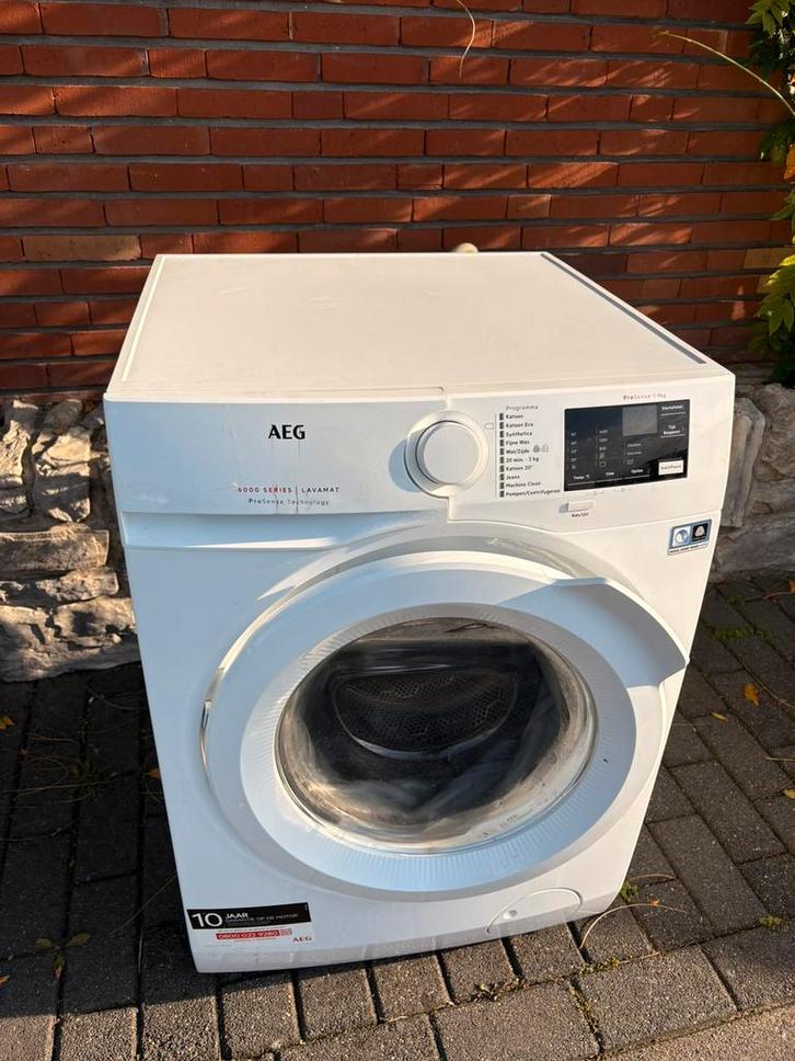AEG 6000 series 9kg - wasmachine - defect, Witgoed en Apparatuur, Wasmachines, Gebruikt, Voorlader, 8 tot 10 kg, 85 tot 90 cm