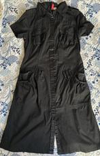 Zomer jurk DIVIDED 100% cotton zwart met ceintuur en zakken, Maat 38/40 (M), Devided, Zwart, Ophalen of Verzenden