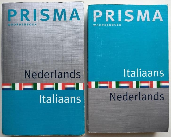 Woordenboeken Nederlands-It en Italiaans-Ned, Boeken, Woordenboeken, Gelezen, Italiaans, Prisma of Spectrum, Verzenden