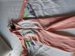 Zalmkleurige onesie Flamingo mt 122-128, Ophalen of Verzenden, Zo goed als nieuw, Meisje, Overige typen