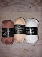 Scheepjes Cotton 8 - 3 bollen, Ophalen of Verzenden, Nieuw, Breien of Haken, Wol of Garen