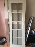 Kastdeur met glazen ruiten, Doe-het-zelf en Verbouw, Deuren en Horren, Ophalen, Gebruikt, Minder dan 80 cm, Glas