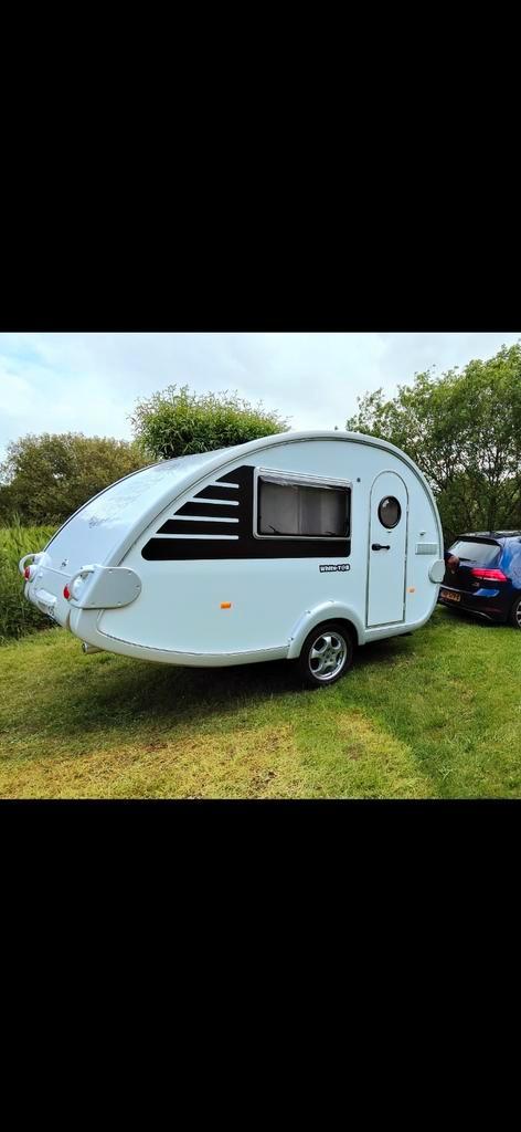 T@b 320. Lichtgewicht caravan Tab White Edition 320, Caravans en Kamperen, Caravans, Particulier, tot en met 2, 500 - 750 kg, Rondzit