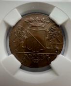 Stad Utrecht. Duit 1739 NGC MS63 BN, Ophalen of Verzenden, Vóór koninkrijk, Overige waardes