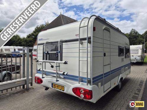 Hobby De luxe Easy 440 SB verkocht, Caravans en Kamperen, Caravans, Bedrijf, tot en met 4, 750 - 1000 kg, Treinzit, Hobby, Vast bed
