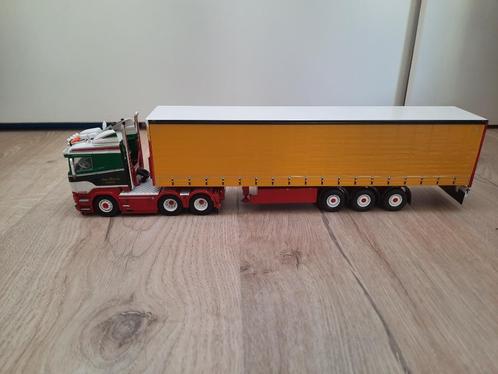Scania PWT Peter Wauters Tekno, Hobby en Vrije tijd, Modelauto's | 1:50, Zo goed als nieuw, Bus of Vrachtwagen, Tekno, Ophalen of Verzenden