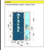 Schuco Voordeurpartij 5011 --> 9001 Staalblauw Creme, Doe-het-zelf en Verbouw, Kozijnen en Schuifpuien, Kunststof, Deurkozijn