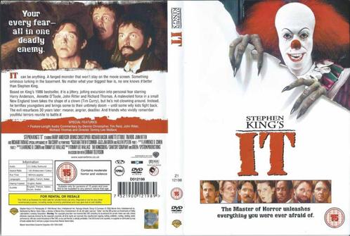 It (Stephen King’s It) 1990 DVD met Tim Reid, Annette O’Tool, Cd's en Dvd's, Dvd's | Klassiekers, Zo goed als nieuw, 1980 tot heden