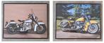 Harley Davidson wanddecoraties 50 x 40 cm, Ophalen of Verzenden