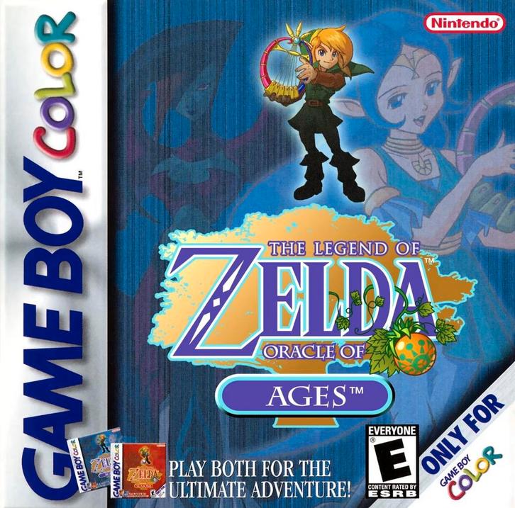 The Legend of Zelda Oracle of Ages origineel, handleiding, Spelcomputers en Games, Games | Nintendo Game Boy, Zo goed als nieuw