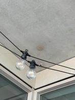 Buitenverlichting met snoer wit/geel licht, Ophalen of Verzenden, Zo goed als nieuw