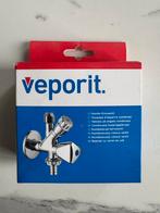 Veporit Hoekstopkraan - nieuw in doos, Doe-het-zelf en Verbouw, Sanitair, Ophalen of Verzenden, Nieuw, Chroom, Kraan