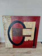 Canvas abstract schilderij, Ophalen