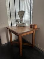 Echt Antiek Grenen tafeltje perfecte Vintage look., Ophalen