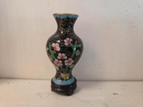 cloisonné vaasje met bloemmotief, Antiek en Kunst, Antiek | Vazen, Ophalen