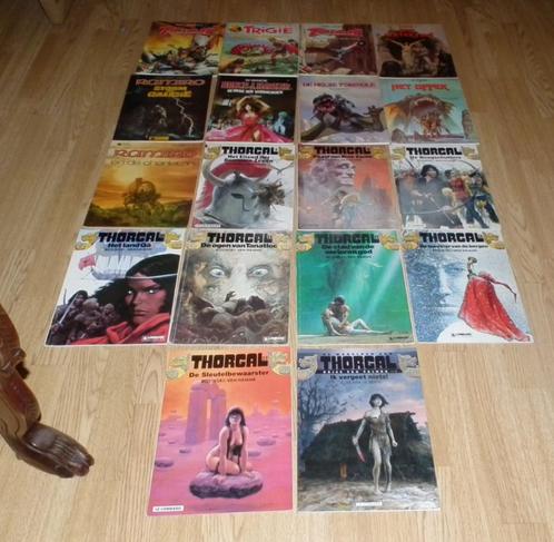 Storm & Trigie Don Lawrence / Thorgal - Rosinski - Huurlinh, Boeken, Stripboeken, Meerdere stripboeken, Ophalen of Verzenden