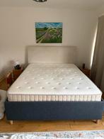 Bed with mattress and cover, Ophalen, Zo goed als nieuw, Tweepersoons, 140 cm