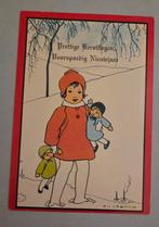 Meisje met poppen in ee sneeuw - Rie Cramer, Verzamelen, Verzenden, Voor 1920, Gelopen, Kinderen