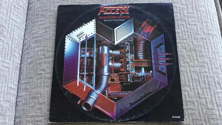 12” maxi: Accept - Midnight Mover (1985), Cd's en Dvd's, Vinyl | Overige Vinyl, Gebruikt, 12 inch, Ophalen of Verzenden