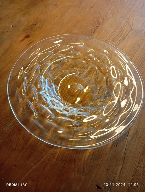 Unica Floris Meydam Leerdam FM 87007 glazen schaal, Antiek en Kunst, Antiek | Glas en Kristal, Ophalen