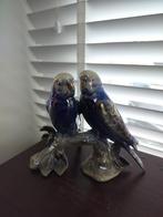 Jema Holland Vintage Vogelbeeldje - Twee Parkieten, Antiek en Kunst, Antiek | Keramiek en Aardewerk, Ophalen