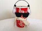 radio Coca-Cola Blikje met rayban zonnebril.usa snow, Audio, Tv en Foto, Ophalen, Zo goed als nieuw, Transistorradio