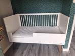 Kidsmill sixties meegroeibed 140 x 70 met matras en babyhek, Ophalen, Gebruikt, 70 tot 85 cm, 140 tot 160 cm