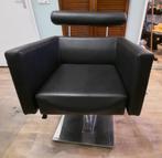 Kappersstoel, Huis en Inrichting, Stoelen, Ophalen, Overige materialen, Gebruikt, Zwart
