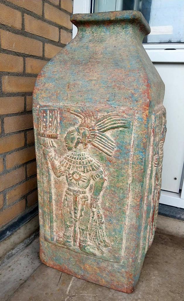Oude Vaas Mayacultuur Stijl, Antiek en Kunst, Kunst | Niet-Westerse kunst, Ophalen of Verzenden
