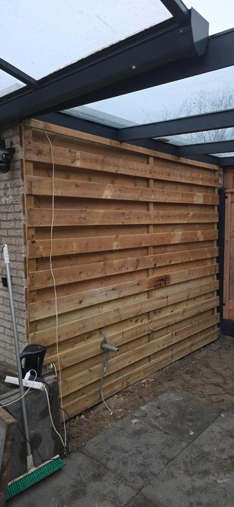 Geïmpregneerde schuttingplanken 305x13 cm, Tuin en Terras, Schuttingen, Nieuw, Hout, 1 tot 2 meter, 3 tot 6 meter, Ophalen of Verzenden