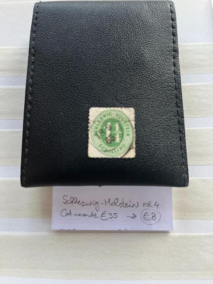 Schleswig-Holstein nr 4, Oude Duitse Staat, gestempeld: €8, Postzegels en Munten, Postzegels | Europa | Duitsland, Gestempeld