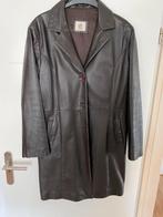 Leren jas, donkerbruin, maat 46, Kleding | Dames, Bruin, Maat 46/48 (XL) of groter, Ophalen of Verzenden, ACP