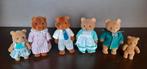 Kleine beren familie met kleding 6 stuks, Verzamelen, Ophalen of Verzenden, Gebruikt, Stoffen beer, Overige merken