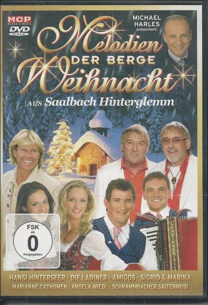 Melodien der Berge, Weihnacht aus Saalbach Hinterglenun, Cd's en Dvd's, Dvd's | Muziek en Concerten, Nieuw in verpakking, Muziek en Concerten