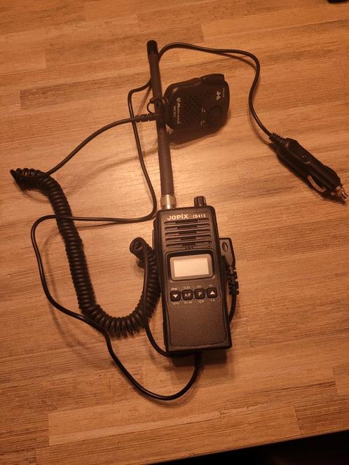 jopix cb 413 incl speakermicrofoon midland m26l, Telecommunicatie, Portofoons en Walkie-talkies, Gebruikt, Portofoon of Walkie-talkie