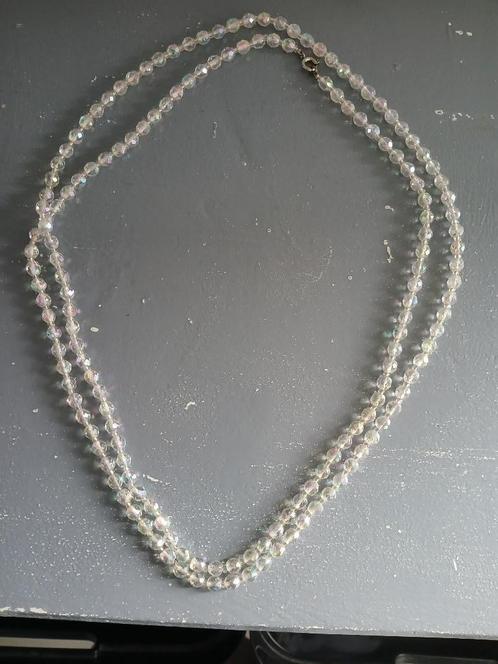vintage ketting, Sieraden, Tassen en Uiterlijk, Kettingen, Zo goed als nieuw, Kunststof, Ophalen of Verzenden