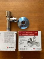 2 stuks haakse regel/stop kraan 3/8 3/8 inch, Ophalen of Verzenden, Nieuw, Chroom, Kraan