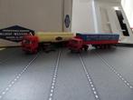 038 herpa nijhof wassink set volvo 2x bulk huif 1:87 truck, Ophalen of Verzenden, Gebruikt, Bus of Vrachtwagen, Herpa