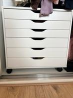 Ikea Alex ladeblok, Huis en Inrichting, Kasten | Ladekasten, Ophalen, 5 laden of meer, 50 tot 100 cm, Zo goed als nieuw