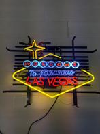 Welcome To Fabulous Las Vegas Neon Sign Lamp, Verzamelen, Merken en Reclamevoorwerpen, Ophalen, Gebruikt, Lichtbak of (neon) lamp