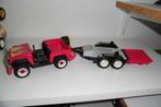 playmobil kleine jeep met aanhanger 92 3754, Ophalen of Verzenden, Gebruikt, Los playmobil