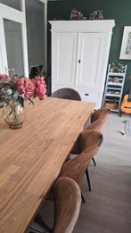 Witte kast, salontafel, tv-meubel + eettafel met 8 stoelen, Huis en Inrichting, Complete inboedels, Ophalen
