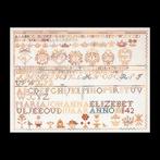Borduurpakket Thea Gouverneur - Merklap 1842, Ophalen of Verzenden, Nieuw, Handborduren, Borduurpakket