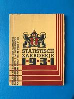 (Fré Cohen) - Statistisch zakboekje 1931, Antiek en Kunst, Antiek | Boeken en Bijbels, Ophalen of Verzenden, Fré Cohen