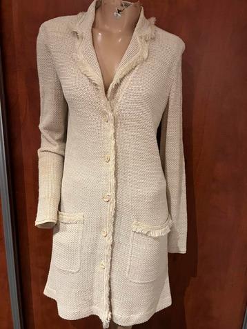 Escada jas / vest maat S origineel zgsn beige goud beschikbaar voor biedingen