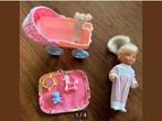 Simba popje met poppenwagen en accessoires, Ophalen of Verzenden, Zo goed als nieuw, Overige typen